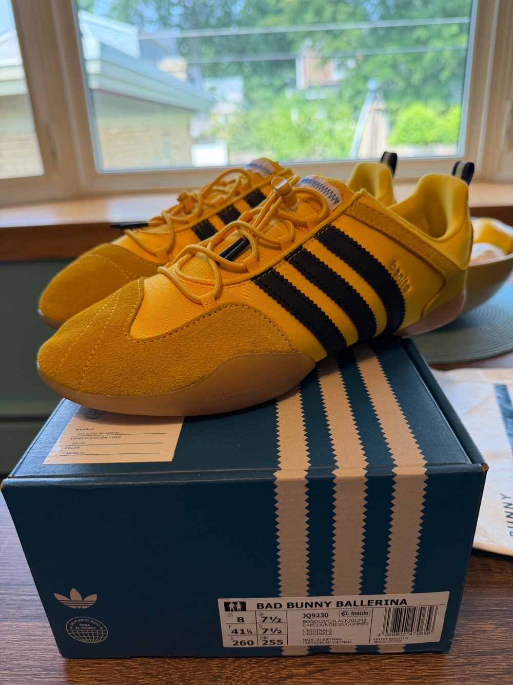 Adidas Ballerina Bad Bunny Bold Gold